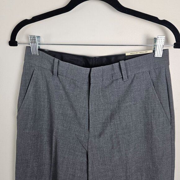 Van Heusen Boys Flex Regular Fit Dress Pants Size 16 Oxford Grey Heather - Picture 5 of 11